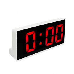 Aga Digitalna ura z alarmom Rdeča