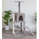 Aga Praskalnik za mačke 42x49x136 cm Siv