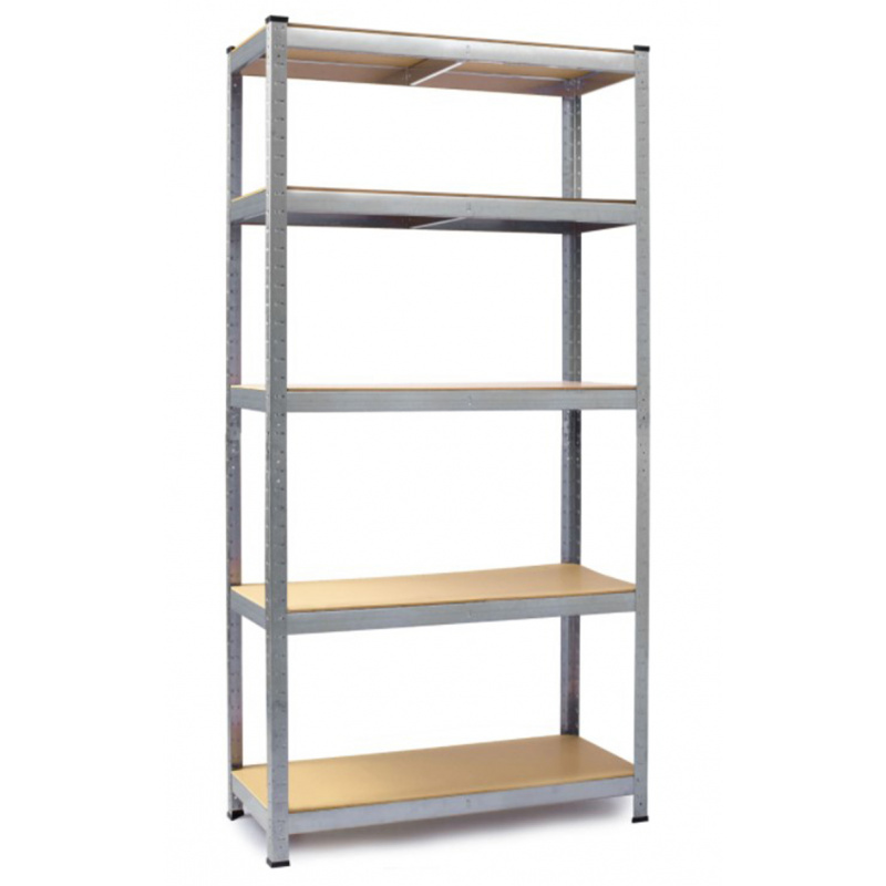 Kynast Kovinski regal 180x90x40 cm 5 polic Silver