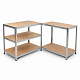 Linder Exclusiv Kovinski regal 180x100x60 cm 5 polic