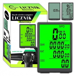 K455F BREZŽIČNI KOLESARSKI ŠTEVEC LCD PRO
