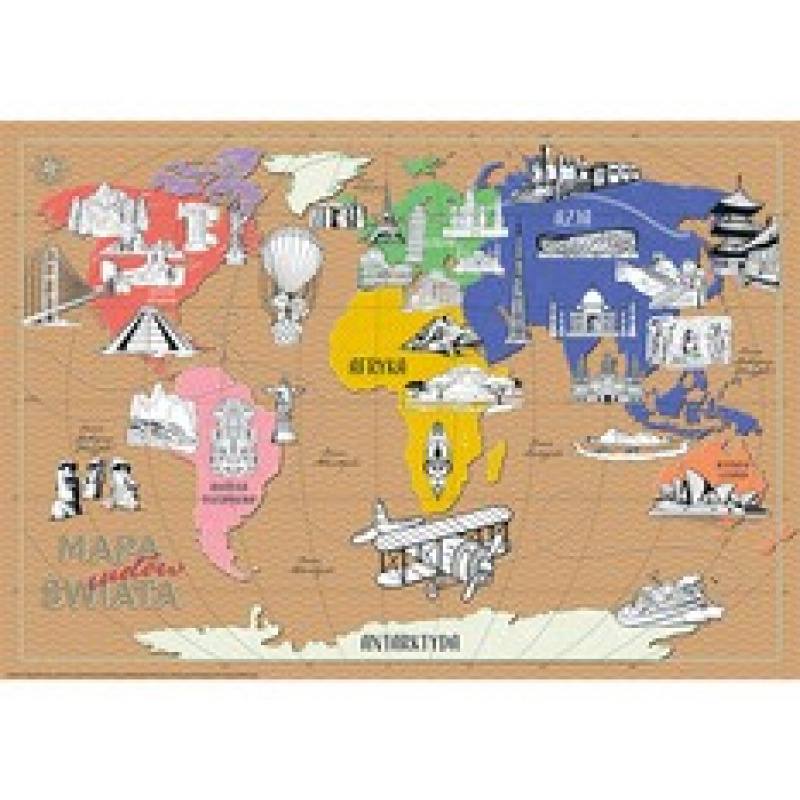 MONUMI XXL Barvanke - Čudeži sveta 4+