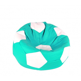 Aga Sedežna vreča BALL XXXL Bela - Turkizna