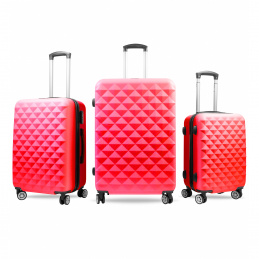 Aga Travel Komplet potovalnih kovčkov MR4655 Rdeča