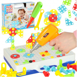 Aga Otroška mozaika puzzle z izvijačem 151 kos