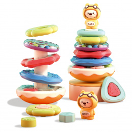 Aga4Kids Interaktivni zložljivi stolp Medvedek