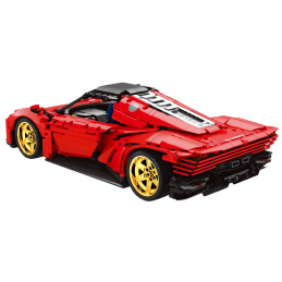 Komplet gradnikov Športni Avto Rdeč R/C 1958 kosov.