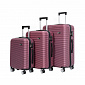 Aga Travel Komplet potovalnih kovčkov MR4651 Temno rdeča