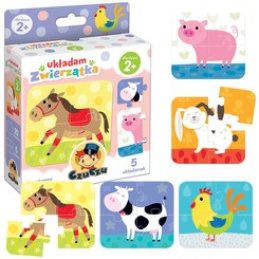 CzuCzu sestavljanka Sestavljam živali 5 sestavljank ZA4048