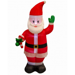 Napihljiv Božiček z LED osvetlitvijo - 215 cm