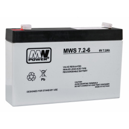 Gelna baterija 6V/7,2Ah Rezervni del za otroška električna vozila