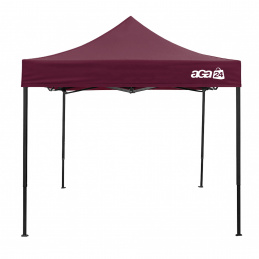 Aga Prodajna stojnica brez stranic 3×3 m Temno rdeča