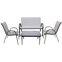 Vrtno pohištvo FIESTA - miza, kavč, 2 stola