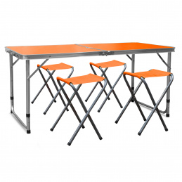 Aga Kamping zložljiv set Oranžen