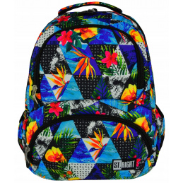St.RIGHT Šolski nahrbtnik s štirimi predelki Paradise