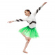 Tylno krilo tutu kostum zelena