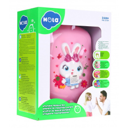 Interaktivna stranišče 2v1 roza kovček za deklice 2+ Melodije Luči + dodatki