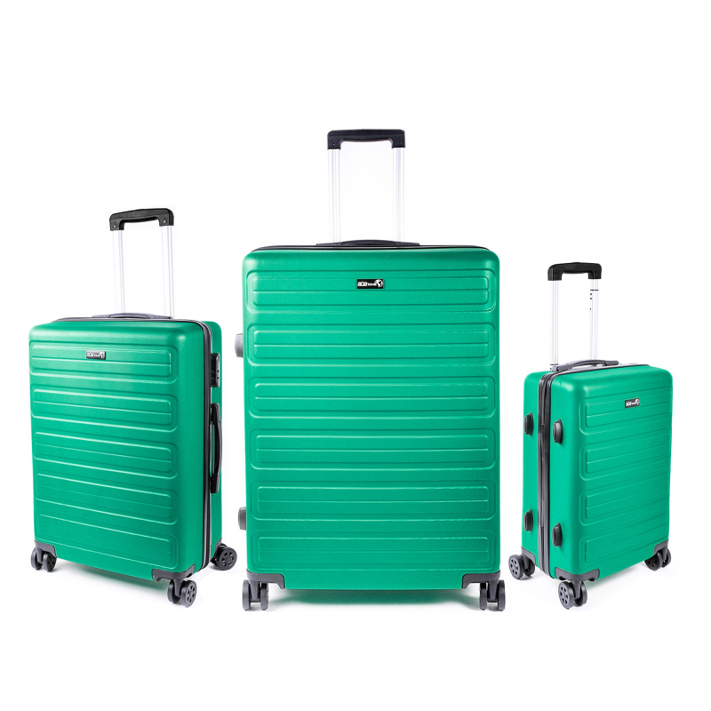 Aga Travel Komplet potovalnih kovčkov MR4657 Temno zelena
