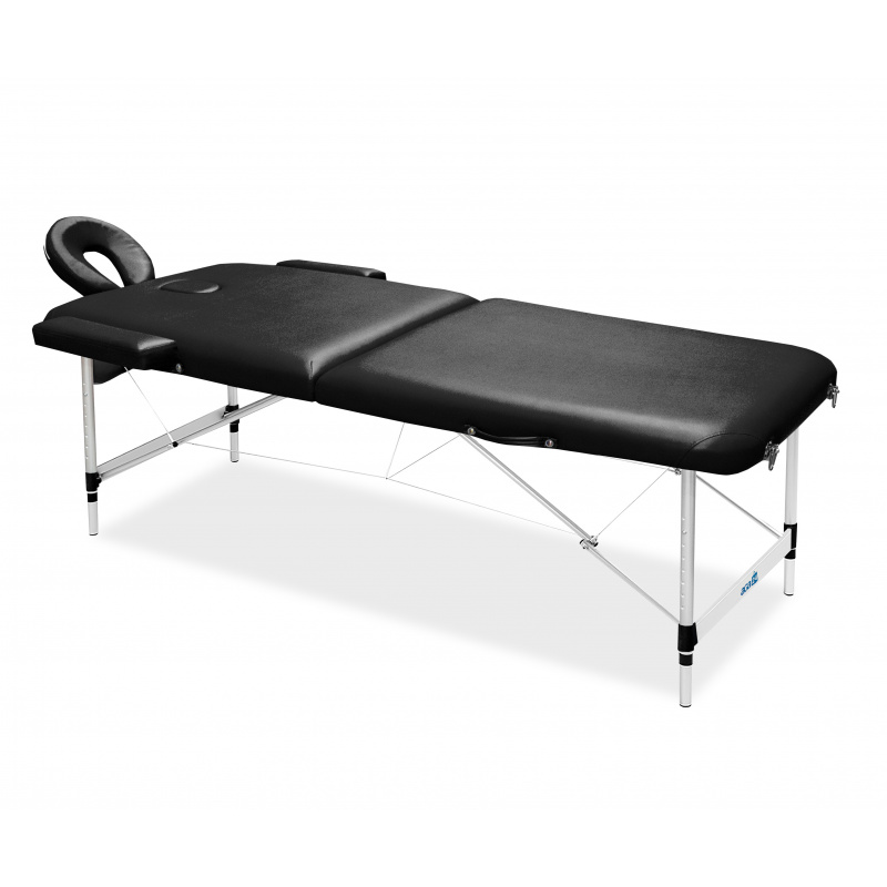 Aga Aluminijasta masažna miza MR7150 Črna