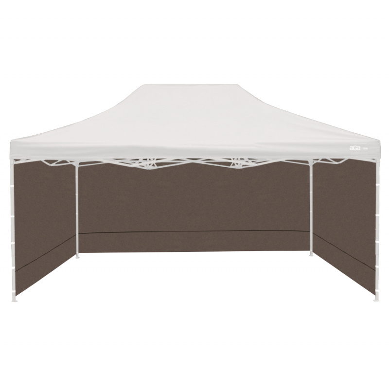 Aga Stranice za prodajni kiosk 3x4,5m Rjava