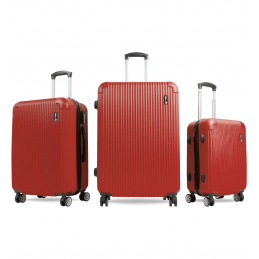 Aga Travel Komplet potovalnih kovčkov MR4652 Rdeča