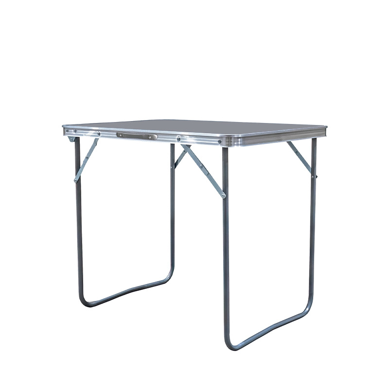 Aga Zložljiva kamping miza 70x50x60 cm Siva