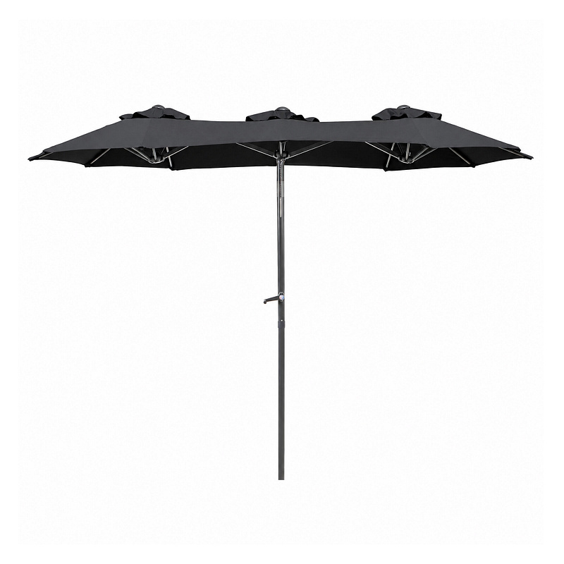 Linder Exclusiv Vrtni senčnik 300x150x220 cm Temno siv