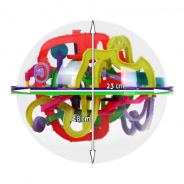 3D kroglica z labirintom za otroke 6+ Vodenje kroglic + 299 faz + Logična in spretnostna igra