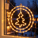 Aga božična LED dekoracija drevesce 30 cm 48 LED topla bela