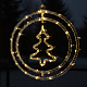 Aga božična LED dekoracija drevesce 30 cm 48 LED topla bela