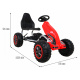 Velik karting na pedala Močan za otroke Rdeč + 100 kg obremenitev + EVA kolesa + Ročna zavora + Športni sedež