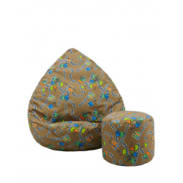 Aga Otroška sedežna vreča + podnožnik 3428