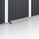 Aga Vrtna hiška 238x132x180 cm Temno siva