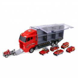 Aga4Kids Tovornjak z gasilskimi avtomobilčki