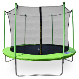 Aga SPORT FIT Trampolin 250 cm Light Green + notranja zaščitna mreža