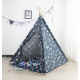 Aga4Kids Otroški Teepee Zvezde Temno modra