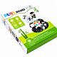 Aga4Kids Montessori lesena tabla Panda