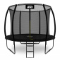 Aga SPORT EXCLUSIVE Trampolin 305 cm Črna + zaščitna mreža + lestev