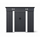 Aga Vrtna hiška 222x174x125 cm Temno siva