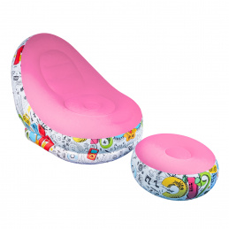 Aga Napihljiv stol s podnožnikom DS2508