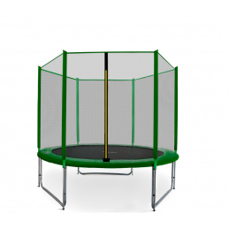 Aga SPORT PRO Trampolin 180 cm Temno Zelena + zaščitna mreža