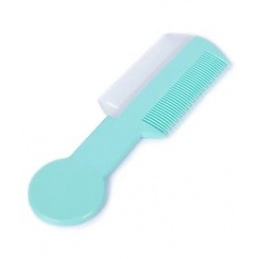 Glavnik za lase z mehkimi in trdimi zobmi, Turkizen 0m+ POUPY univerzalni