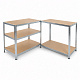 Linder Exclusiv Kovinski regal 180x90x40 cm 5 polic