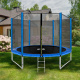 Aga SPORT PRO Trampolin 305 cm Modra + zaščitna mreža + lestev