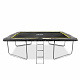 Aga pravokotni trampolin 244x335 cm črna/rumena - II. KAKOVOST