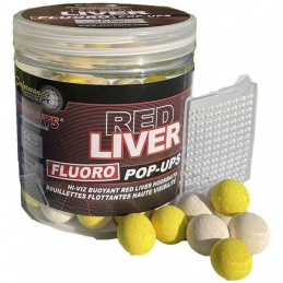 Starbaits Plavajoči Boilie Fluo Pop Red Liver 14mm 80g