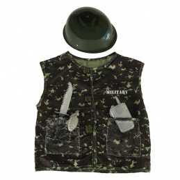 Karnevalski kostum čelada vojaka 3-8 let