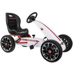 ABARTH športni pedalni gokart PA0167 - Bela
