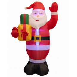 Napihljiv Božiček z LED osvetlitvijo - 150 cm