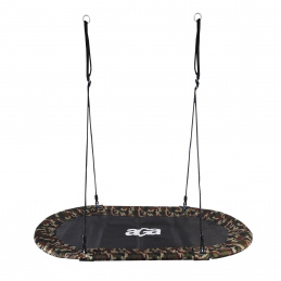 Aga Viseči ovalni gugalnik 150x79 cm Kamuflažni Aga Viseči ovalni gugalnik 150x79 cm Kamuflažni